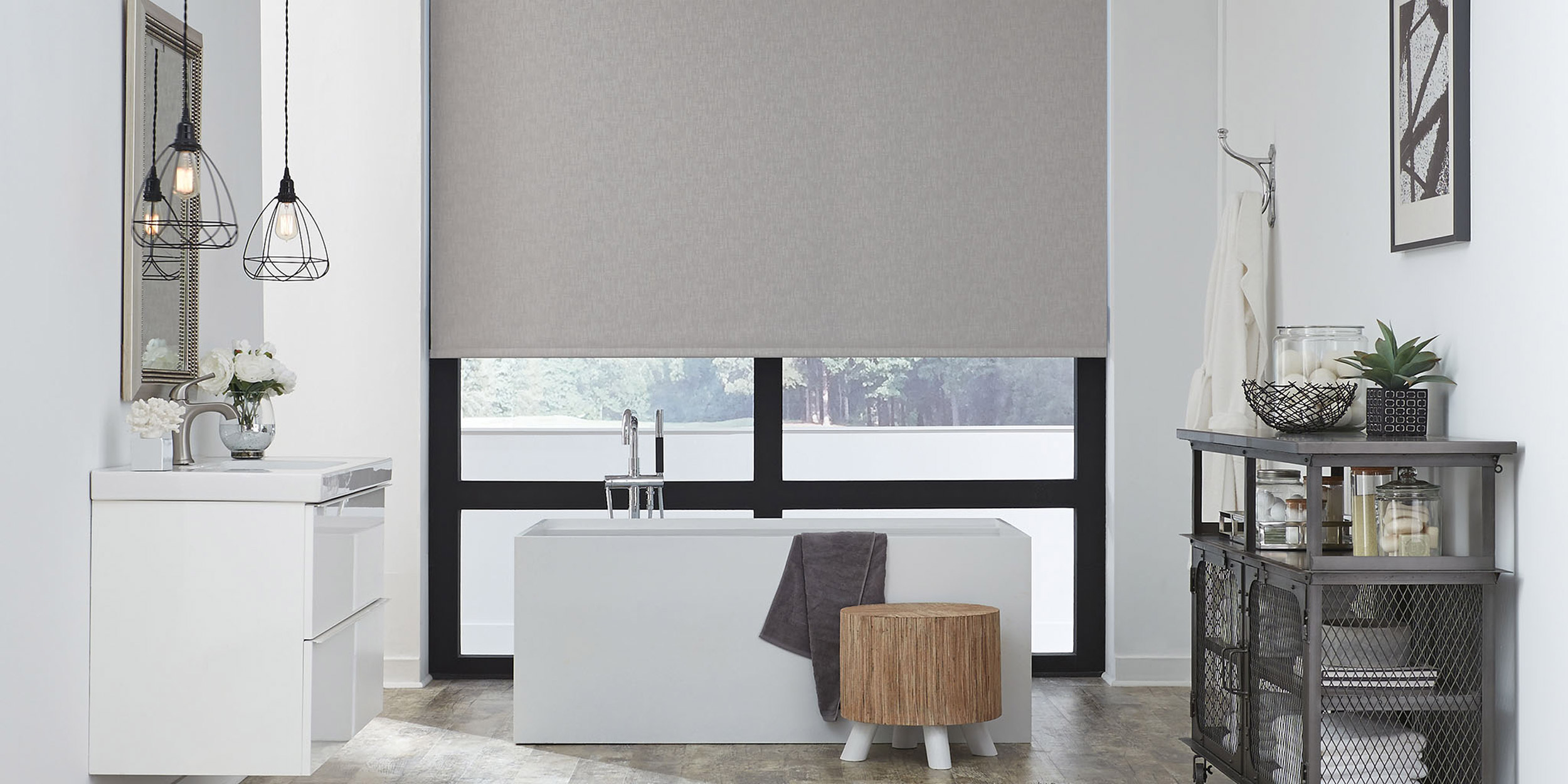 Lutron Bathroom Morning