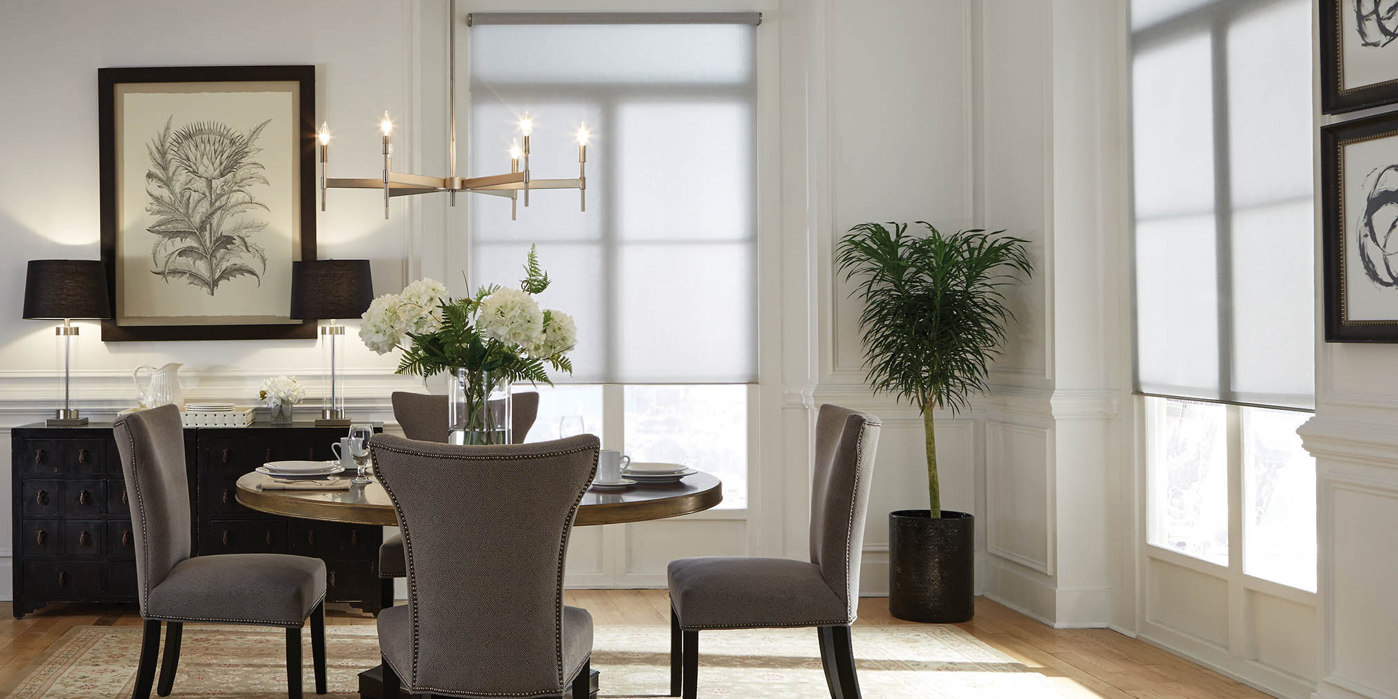 Lutron Dining Room Morning