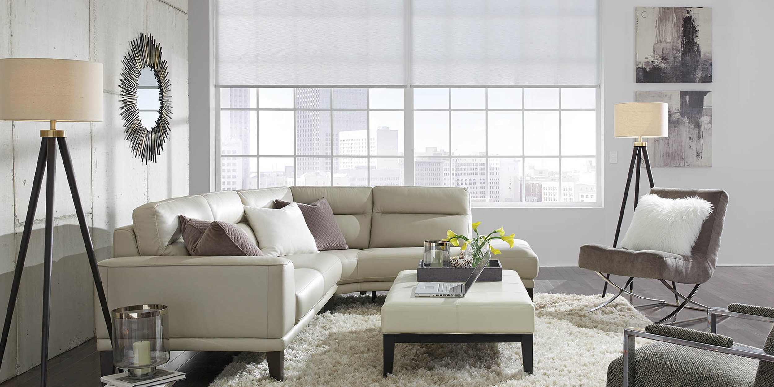 Lutron Living Room Morning